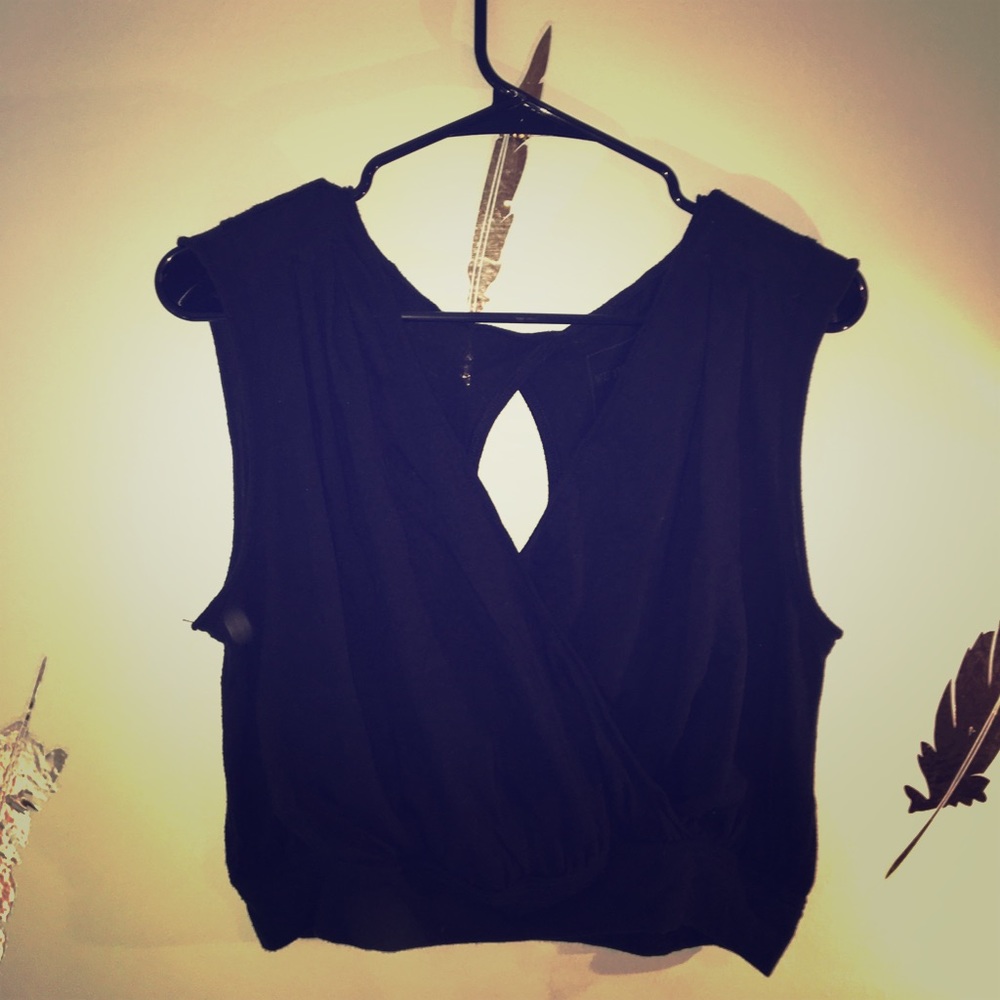 We The Free | Black Stylish Sleeveless Top